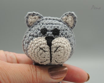 Graues Katzen Lesezeichen, Seitenwendeer, gehäkeltes Lesezeichen, Geschenk für Leseratten, Geschenk für Leseratten, Buchzubehör, Geschenk für Leseratten, Geschenk für Leser