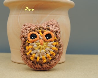 Gehäkelte Eule Schlüsselanhänger, Eule Schlüsselanhänger, Amigurumi gehäkelte Eule, handgemachter Schlüsselanhänger, Eule Schlüsselanhänger, gehäkelte Eule, niedlicher Schlüsselanhänger, Glücksbringer, Liebe