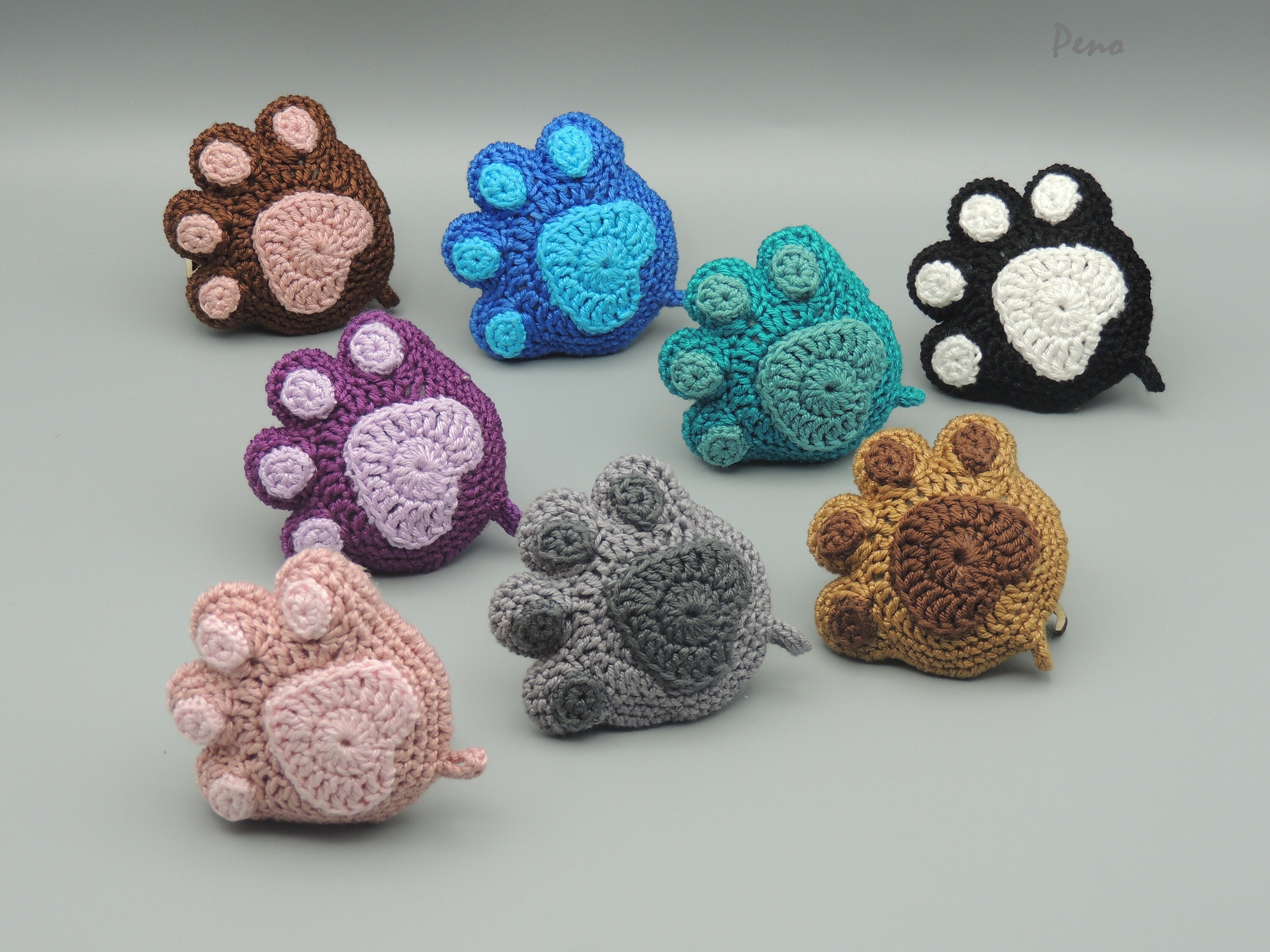 Paw Print Crochet - Etsy