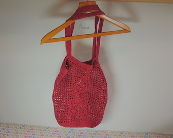 Blumentasche, mest bag, Ökotasche, Hippie-Boho-Tasche, Einkaufstasche, Markertasche, Häkeltasche, Strandtasche, Sommertasche, Tragetasche, Frauen-Boho-Tasche