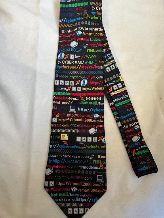 VTG Computer Programmer Mens Tie - image 1