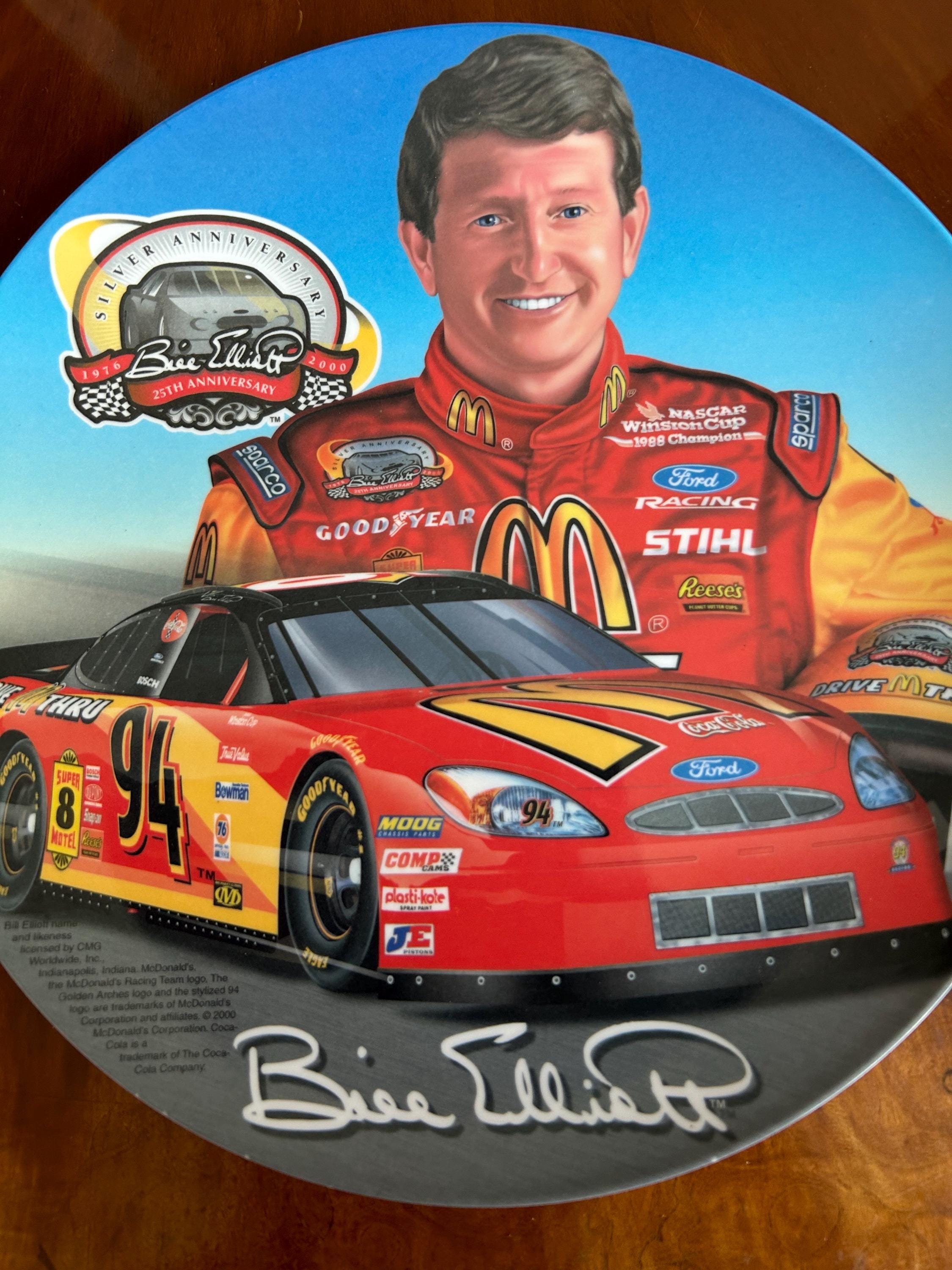 Mcdonald's Bill Elliott Plate - Etsy