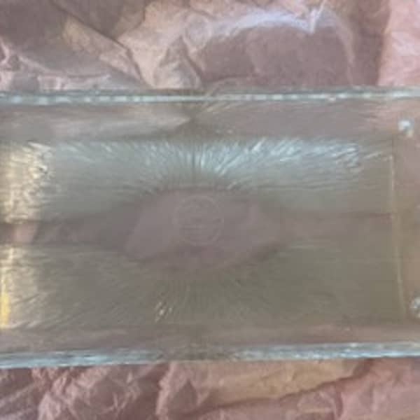 Vintage MCM Celebrity Lucite STARBURST Tissue Box