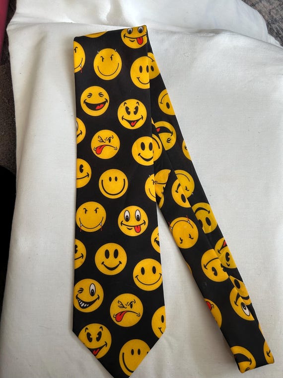 Ralph Marlin ‘Smiley Faces’ Men’s Tie
