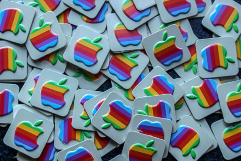 Vintage Apple Stickers