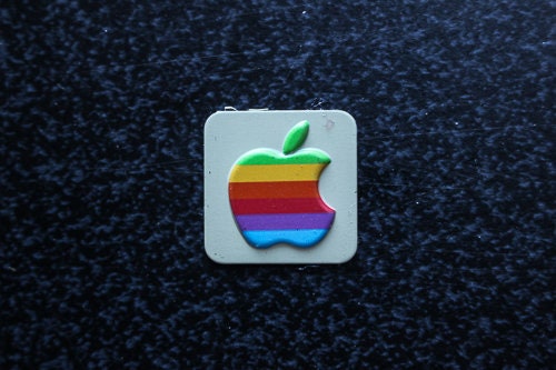 Vintage Apple Stickers - Etsy
