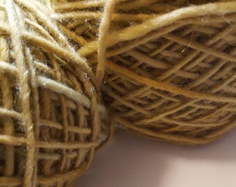 Wild Mustard, 100% wool yarn, 4 oz, 190 yards