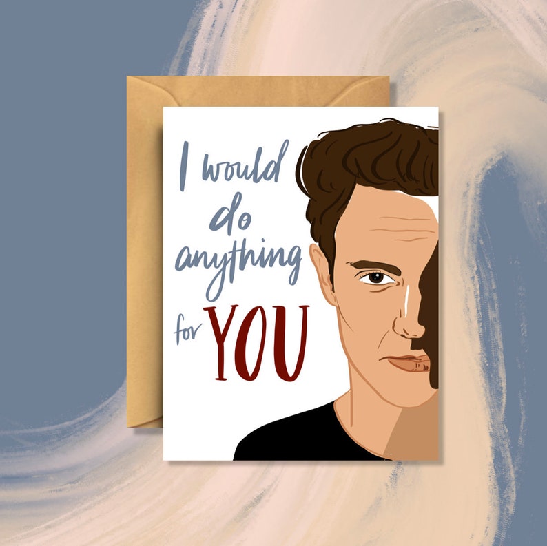 You Netflix Penn Badgley Gossip Girl Valentines Day Card | Etsy
