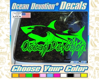 Sea Life Truck Paddle Boarder with Dog V3 /“Ocean Devotion/®/” Vinyl Decal//Sticker 8w x 5h inches Automobile Fishing Keywords.. Car Reel Life Beach Life Boat Surf Surfing Window Salt Life