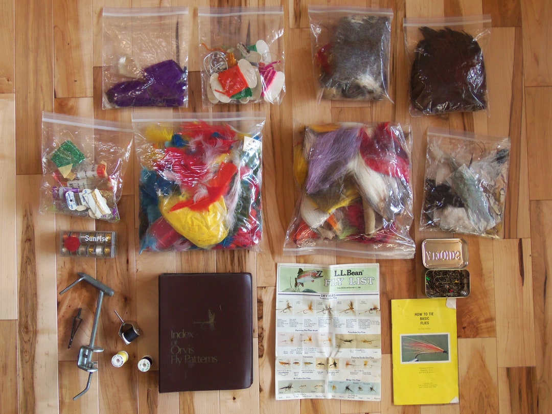 Vintage Fly Tying Kit Etsy