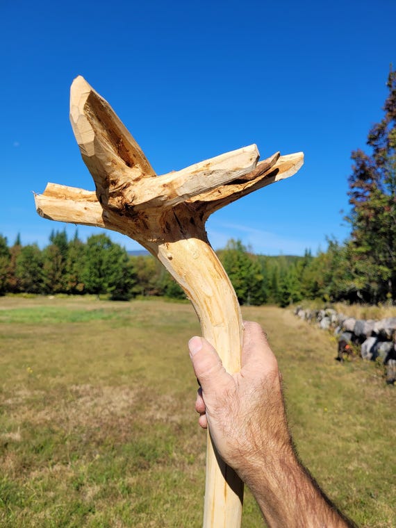 Large wizard staff