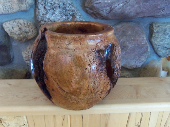 Large Black Cherry burl bowl