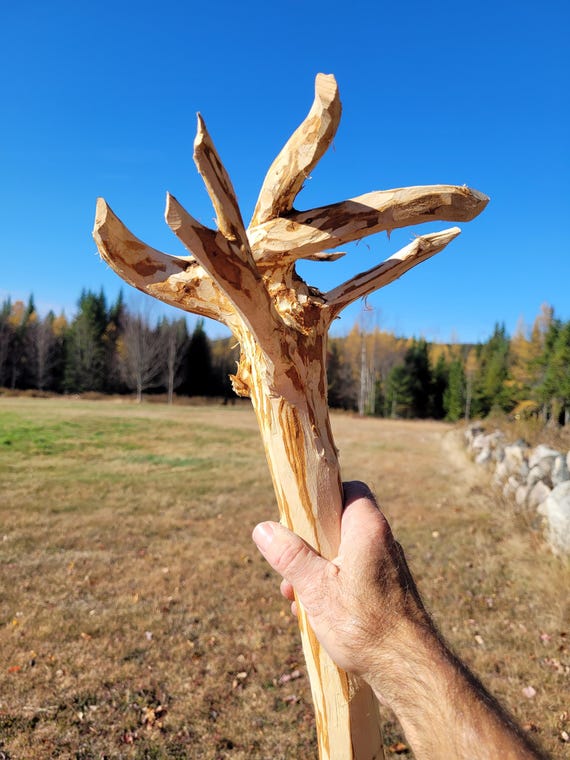 Knock-down wizard staff