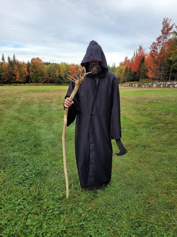 Large short wizard staff