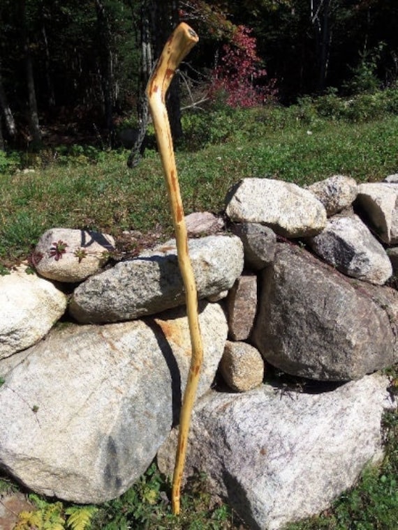 Adirondack natural curved walking stick