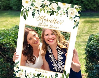 Bridal Shower Photo Prop, Wedding photo props, bridal shower photo booth frame, Bridal Shower sign, selfie frame prop, photo booth props