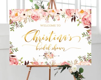 Bridal shower sign, Shower signs, Bridal shower Poster, Bridal shower decorations, bridal shower welcome sign, Bridal shower invitation