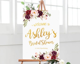 Bridal Shower decoration, Bridal Shower Sign, Bridal Shower Welcome Sign, Shower sign, Welcome sign, Bridal Brunch Sign, Bridal Tea Sign