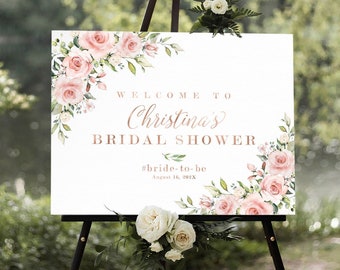 Bridal Shower decoration, Bridal Shower Welcome Sign, Bridal Shower sign, Bridal shower invitation, Bridal Shower Poster, printable sign