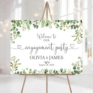 Engagement decorations, Engagement welcome sign, Engagement signs, Welcome engagement party sign, engagement party sign, engagement invite