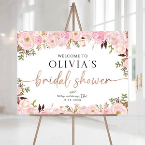 Letrero de despedida de soltera, Decoraciones de despedida de soltera, Letrero de bienvenida de despedida de soltera, Invitaciones de despedida de soltera, Póster de despedida de soltera, Decoración rosa rubor