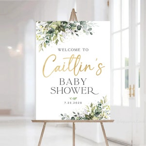 Letrero para baby shower, decoraciones para baby shower con plantas, letrero de bienvenida para baby shower, decoraciones para baby shower, letrero de bienvenida para baby shower, baby shower