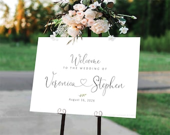 Wedding signs, Wedding Welcome Sign, Welcome Wedding sign, Rustic Wedding Sign, Wedding decorations, Minimalist wedding sign, Wedding decor