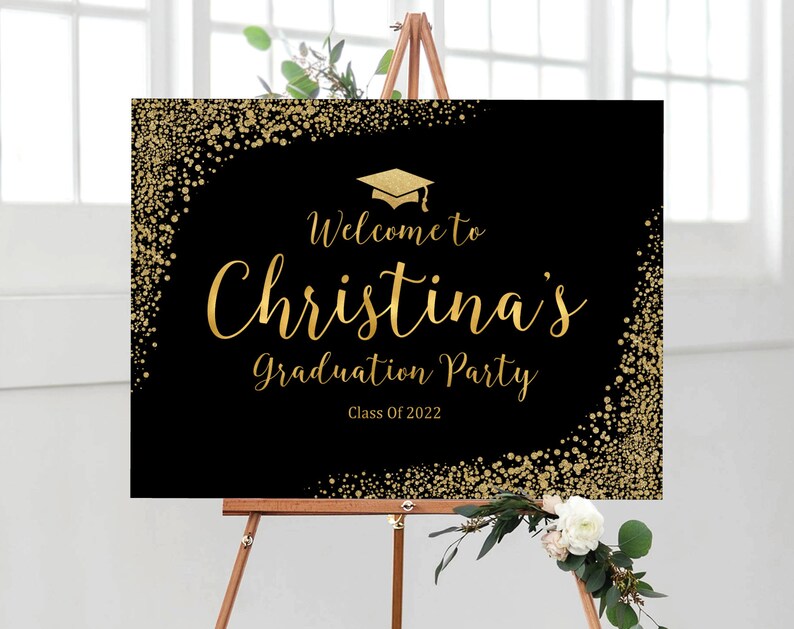 Graduation Welcome Sign Graduation Sign Party Graduation - Etsy