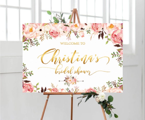 Bridal shower sign, Shower signs, Bridal shower Poster, Bridal shower decorations, bridal shower welcome sign, Bridal shower invitation