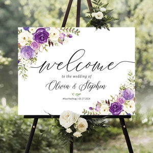 Wedding welcome sign, Wedding sign, Wedding invitation, Engagement welcome sign, Rehearsal dinner sign, Bridal shower sign, Baby shower sign
