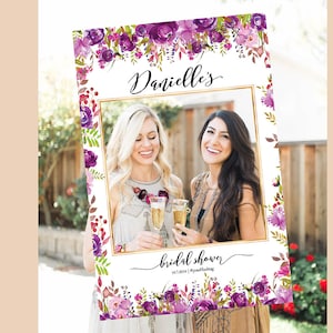 Bridal Shower Photo Prop, Wedding photo props, bridal shower photo booth frame, Bridal Shower sign, selfie frame prop, photo booth props