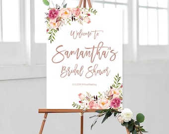 Bridal shower sign, shower sign, bridal shower banner, bridal shower decorations, bridal shower welcome sign, wedding sign, Welcome sign