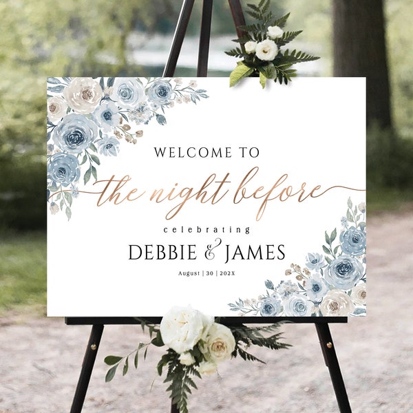 Dusty Blue Party Decorations Etsy