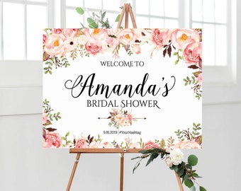 Bridal Shower decoration, Bridal Shower Welcome Sign, Bridal Shower sign, Printable Welcome sign, Bridal shower welcome sign, Shower signs