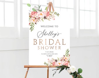 Bridal Shower decoration, Bridal Shower Welcome Sign, Bridal Shower sign, bridal shower invitation, Bridal shower Decor, Bridal Shower sign