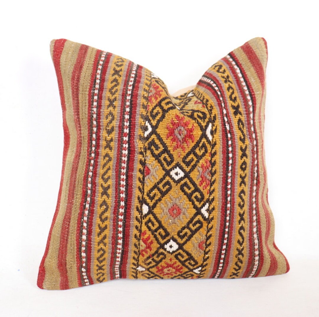 16x16 Patchwork Pillow Cover,patchwork,anatolian Pillow,rug,pillow Case,turkısh Pillow Case