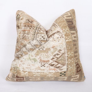 Kilim Pillow 20X20,Kilim Pillow Case,Turkish Pillow Cover,Kilim Pillows,Anatolian Pillow,Ethnic Pillow,Bohemian Pillow, 20x20 Pillow   *12