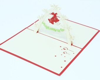 Christmas Bells Pop Up Card