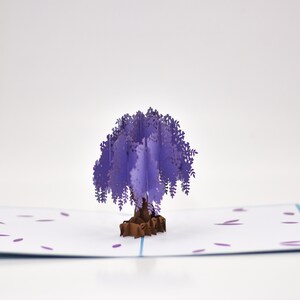 Carte pop-up Purple Tree