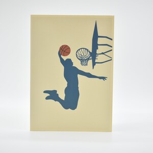 Carte pop-up de basket-ball