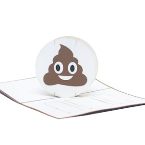 Poop Emoji Pop Up Card