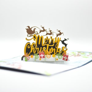 Merry Christmas Pop Up Card