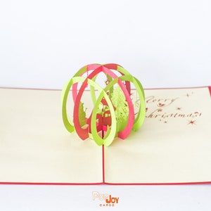Christmas Ball Pop Up Card