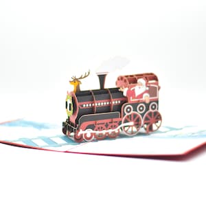Santa on a Train