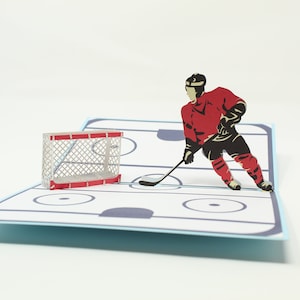 Hockey Pop Up Card imagem 1