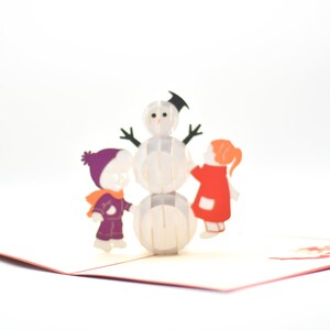 Snowman Pop Up Card