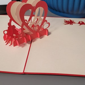 M. et Mme Anniversary / Wedding Pop Up Card