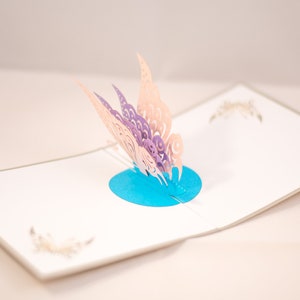 Carte pop-up papillon