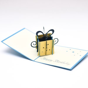 Carte pop-up cadeau d'anniversaire