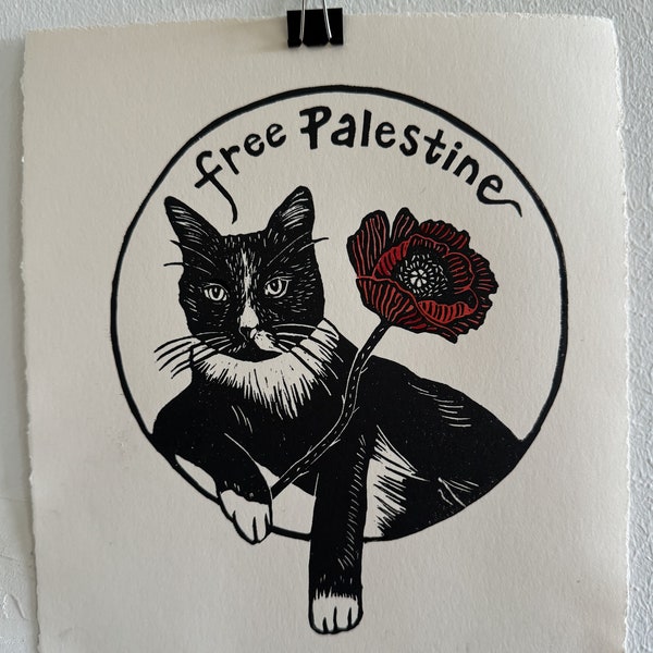 Cat for a Free Palestine